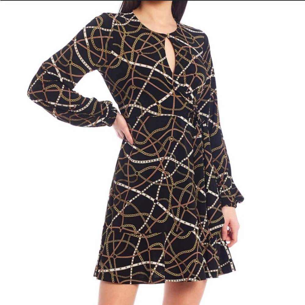 MK Bell Sleeve Wrap Dress.